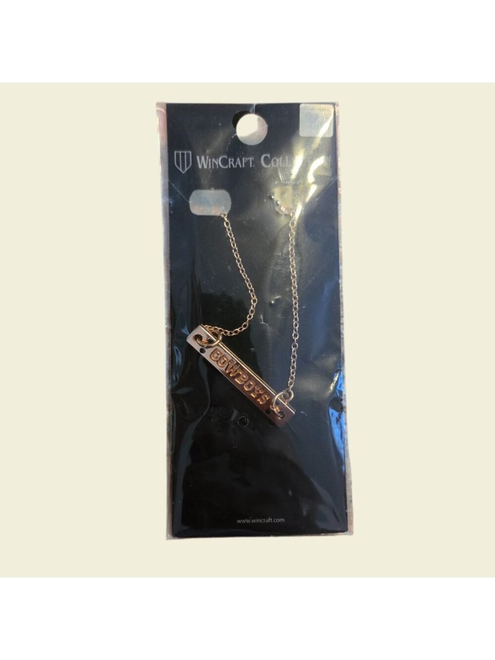 Dallas Cowboys WinCraft NFL Jewelry Rose Necklace NEW